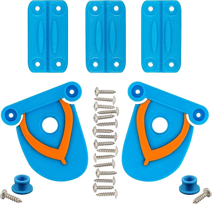 NeverBreak Parts - Igloo Cooler Replacement Parts - Large Repair Kit | High Strength Igloo Cooler Hinges Replacement with Latches | Ice Chest Repair Kit