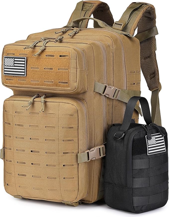 ATBP Tactical Soft Cooler Sholder Bag for Militray Backpack 6 Cans Insulated Cooler Molle Pouch for Picnic, Beach, Work, Trip, Camping