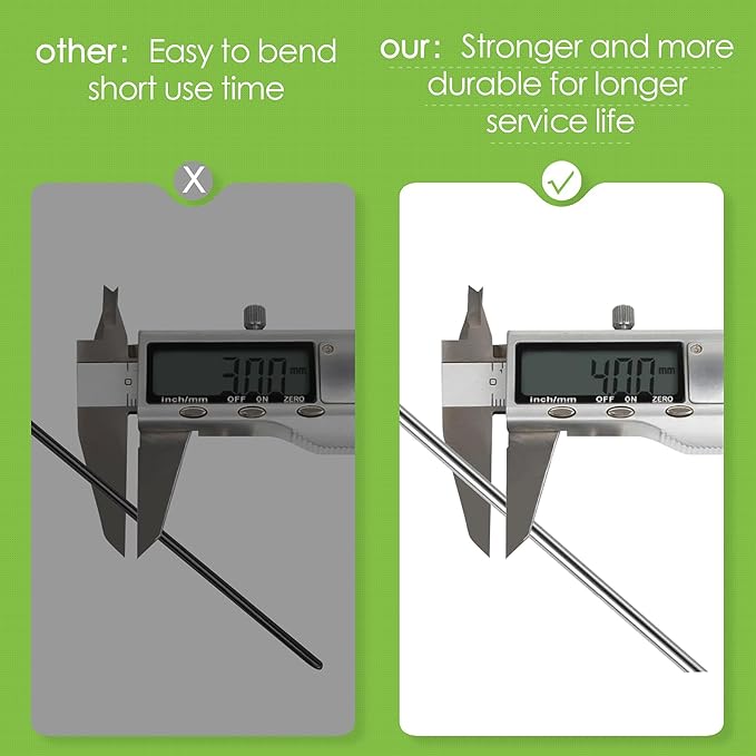 12 Inch Landscape Staples, 12 Pack Galvanized Landscape Stakes Heavy Duty 8 Gauge U-Shaped Garden Stakes, Ground Stakes for Weed Barrier Fabric, Irrigation Tubing, Fence, Outdoor Decorations