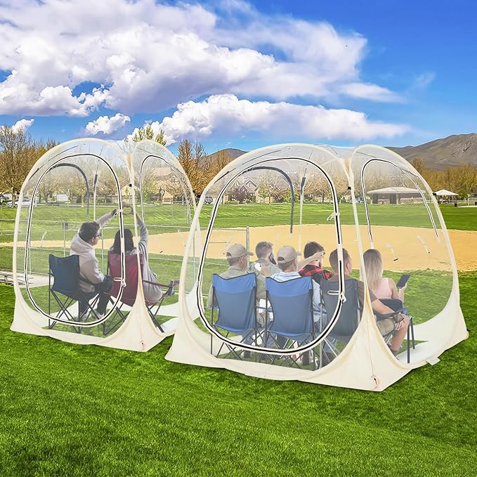 LILYPELLE All Weather Sports Shelter, Instant Pop-Up Tent, Provides Rain Protection for Watching Sports, Camping, Fishing, Cheering