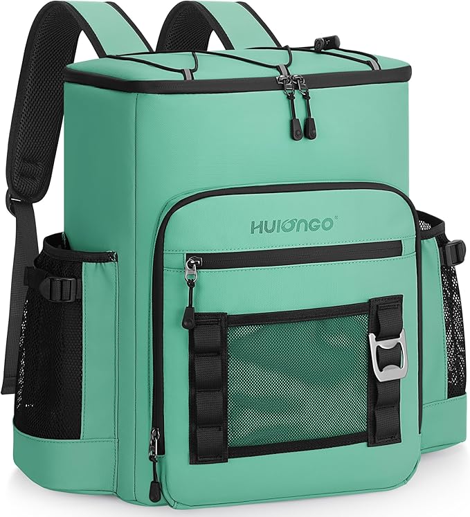 Large 52cans Waterproof Insulated Cooler Backpack for Men & Women, Leak Proof Backpack Cooler, Soft, 8Gal
