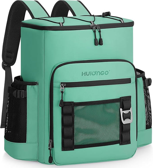 Large 52cans Waterproof Insulated Cooler Backpack for Men & Women, Leak Proof Backpack Cooler, Soft, 8Gal