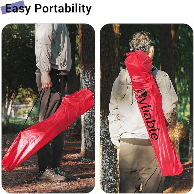 Camping Chairs Portable Folding Lightweight Outdoor Lawn Chair for Adults with Cooler Bag, Cup Holder and Side Pocket for Camping, Beach, Sports, Hiking, Fishing