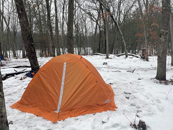 Clostnature Lightweight Backpacking Tent - 1/2 Person 4 Season Ultralight Waterproof Camping Tent, Large Size Easy Setup Tent for Winter, Cold Weather, Family, Outdoor, Hiking and Mountaineering