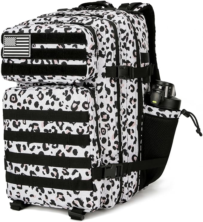gracedon 35L Military Tactical Backpack with Molle System for Women Men Assault Pack Daypacks for Gym Outdoor Backpacks (Neopard)