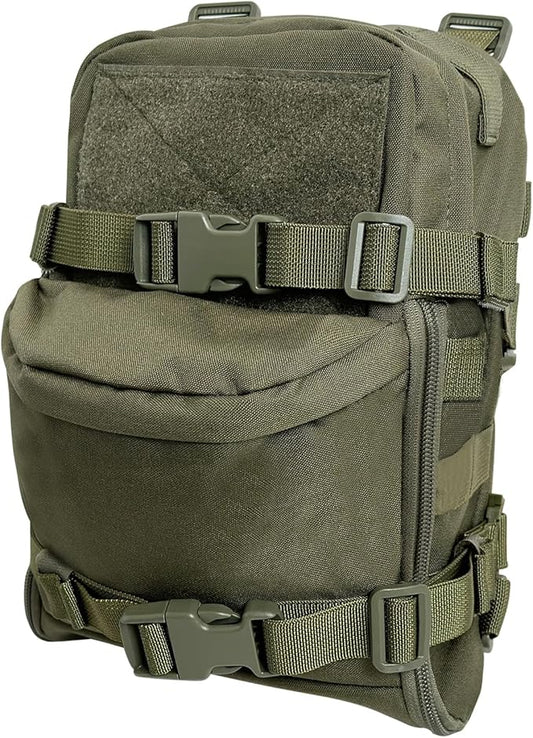 Tactical Hydration Backpack for 2L Hydration Bladder, Lightweight Hydration Backpack MOLLE Water Carrier for 2L Hydration Bladder Reservoir Pack for Hiking Biking Running Climbing