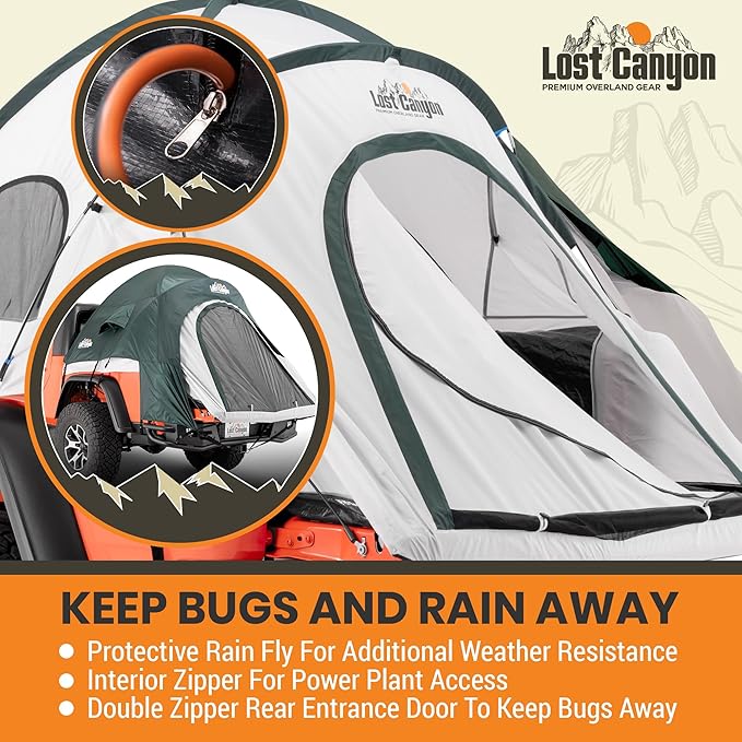 NF-1 5.5' Truck Bed Tent - Waterproof, Lightweight Camping Tent for Pickup Trucks