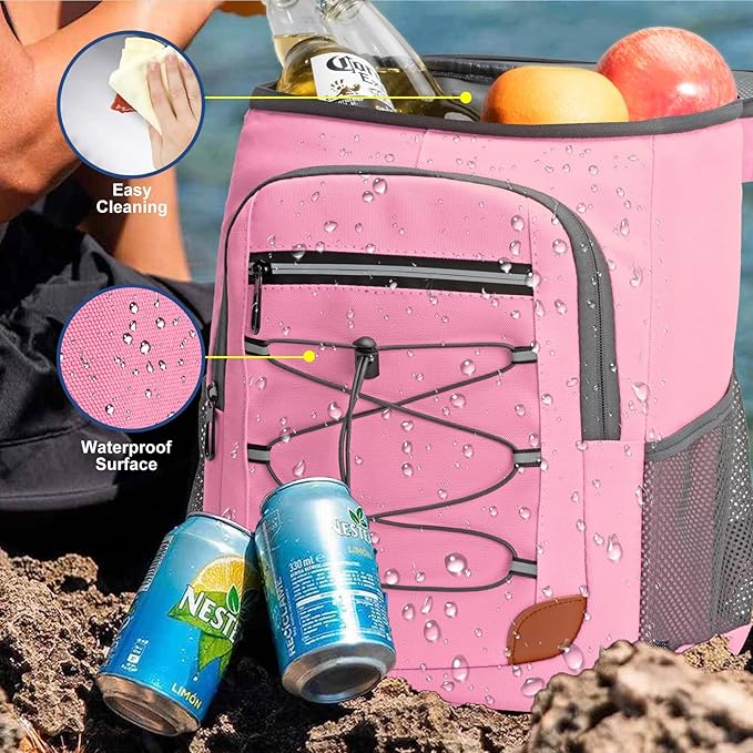 Backpack Cooler Insulated Leak Proof for Men Women 36 Cans Soft Cooler Backpack Insulated Waterproof Large Capacity Coolers Bag Portable for Lunch Camping Travel Picnic Hiking