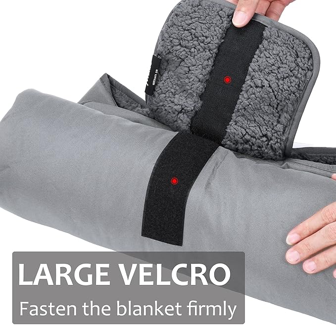 Tirrinia Large Waterproof Outdoor Blanket, Soft Warm Windproof Stadium Blanket with Sherpa Fleece and Foldable for Outdoor Sport, Baseball, Football, Beach, Concerts, Car