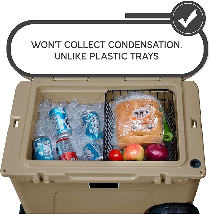 Cooler Basket for YETI Tundra Haul, YETI Roadie 48, and YETI Roadie 60 - Wire Cooler Rack for YETI Wheeled Coolers - Compatible with YETI Accessories
