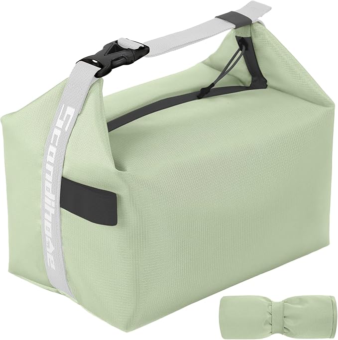 Lunch Bag for Women & Men Fresh Keep Lunch Box, Small Leakproof Cooler Bag Food Lunch Containers High Capacity Reusable Loncheras para Mujer for Work, Office, Picnic, Travel (Light Green)