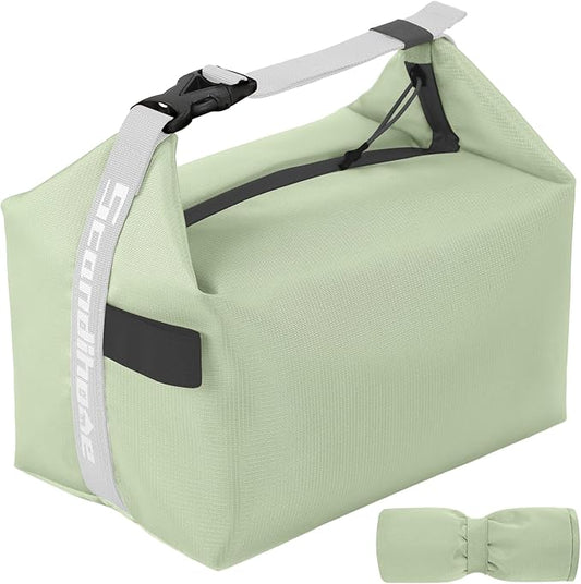 Lunch Bag for Women & Men Fresh Keep Lunch Box, Small Leakproof Cooler Bag Food Lunch Containers High Capacity Reusable Loncheras para Mujer for Work, Office, Picnic, Travel (Light Green)