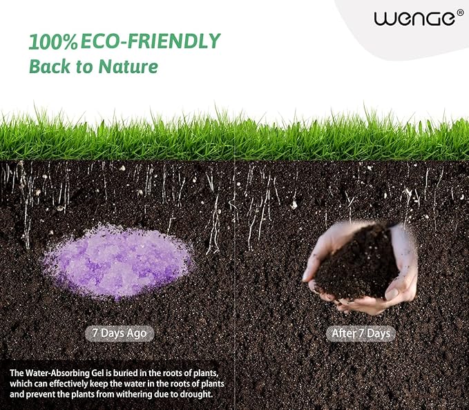 Wenge Urine Super Absorbent, Solidifier - 180 Use Pre Pee Powder for Toilet, Porta Potty Chemicals, Eco Absorbent Liquid Waste Gelling and Deodorizing Powder (Purple Lavender Scent)