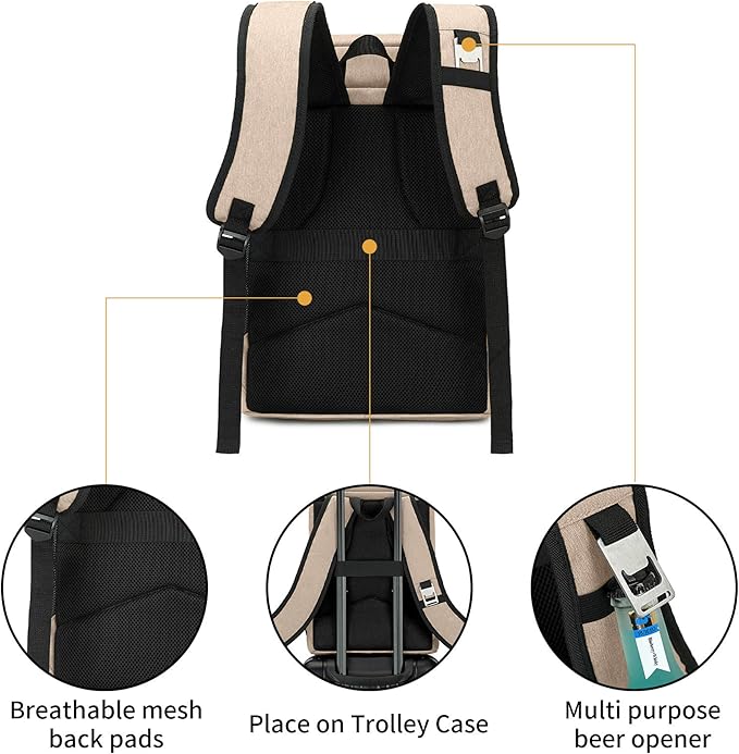 Desta™ 22L | Lightweight Insulated Backpack Cooler | Easy to Carry | Adjustable Shoulder Straps | Large Capacity | Hiking Backpack Men | Lunch Pack | Picnic | Made from 5mm Eco-Friendly EPE Foam