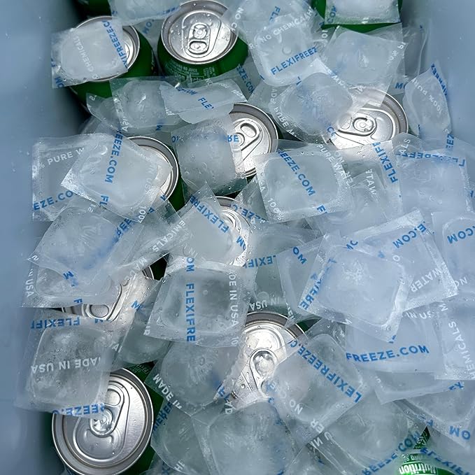 Cooler Cubes 5 lb Bag of Ice - Refreezable Reusable Ice Cubes