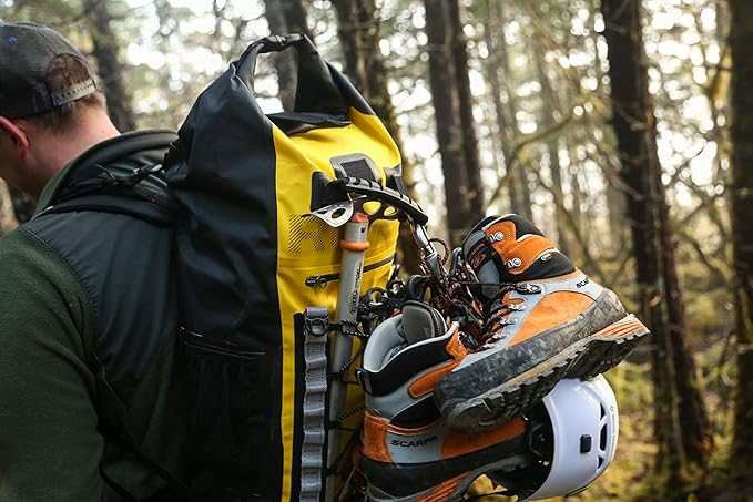 Rockagator Waterproof Backpack - HYDRIC Series Water Proof Floating Dry Bag River Pack (Yellow Jacket, 40 L)