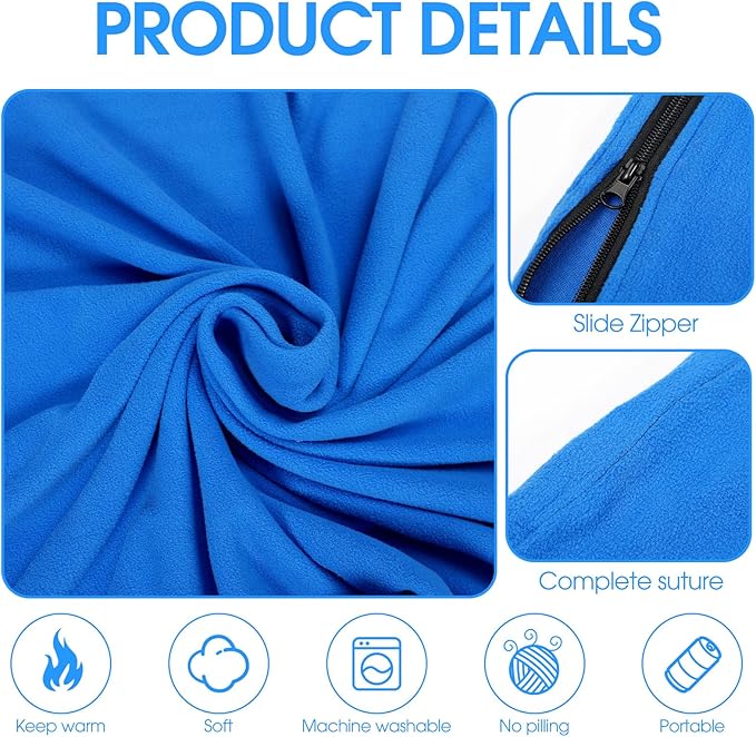 6 Pack Camping Sleeping Bags Bulk with Fleece Liner for Adults, All Season Lightweight Waterproof Sleep Bag with Compression Sack for Hiking Travel Backpacking Cold Weather Winter