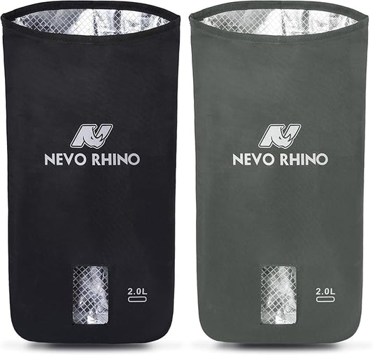 N NEVO RHINO 2PCS Water Bladder Insulator Bag, Protective Cooler Bag for 2L-3L Hydration Bladders, Insulated Water Bladder Sleeve Keeps Water Cool & Protects Bladders, Bladder is NOT Included