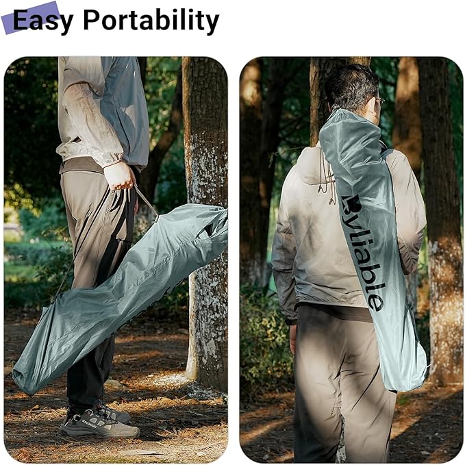 Camping Chairs Portable Folding Lightweight Outdoor Lawn Chair for Adults with Cooler Bag, Cup Holder and Side Pocket for Camping, Beach, Sports, Hiking, Fishing