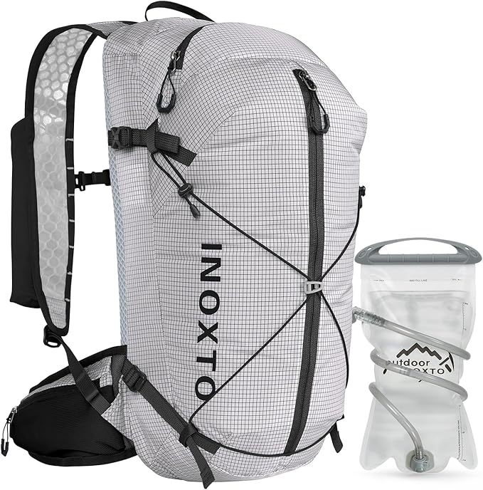 IX INOXTO Hydration Backpack, 20L Multipurpose Hiking Backpack with 2L Water Bladder, Water Backpack Insulated Hydration Pack Ideal for Hiking and Cycling
