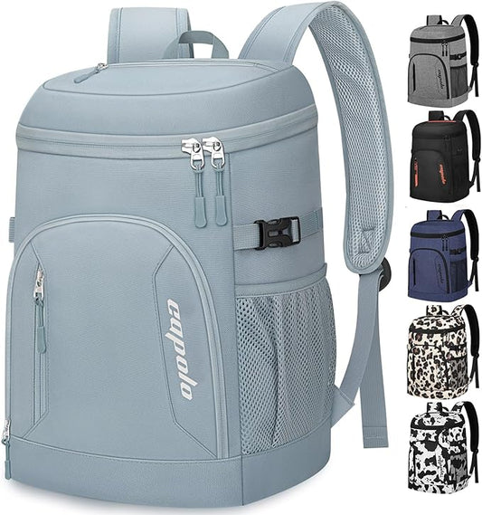 Capolo Cooler Backpack for Men Women Insulated Backpack Cooler Leak Proof Thermal Bag Beverage Soft Cooler Bag Lunch Backpack for Camping 30/45 Cans