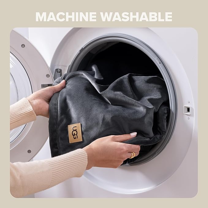 UGG Bliss Throw Blanket Plush Soft Fleece Fluffy Blankets for Bed or Couch Oversized Warm Reversible Machine Washable Medium Weight Home Decor Giftable Throw, 50-inch x 70-inch, Imperial Blue