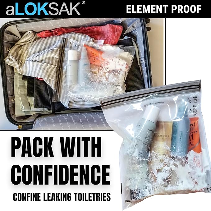 LOKSAK - aLOKSAK Waterproof Cellphone Dry Bags - Airtight Underwater Phone Pouch - Touch Screen Compatible - Diving Certified