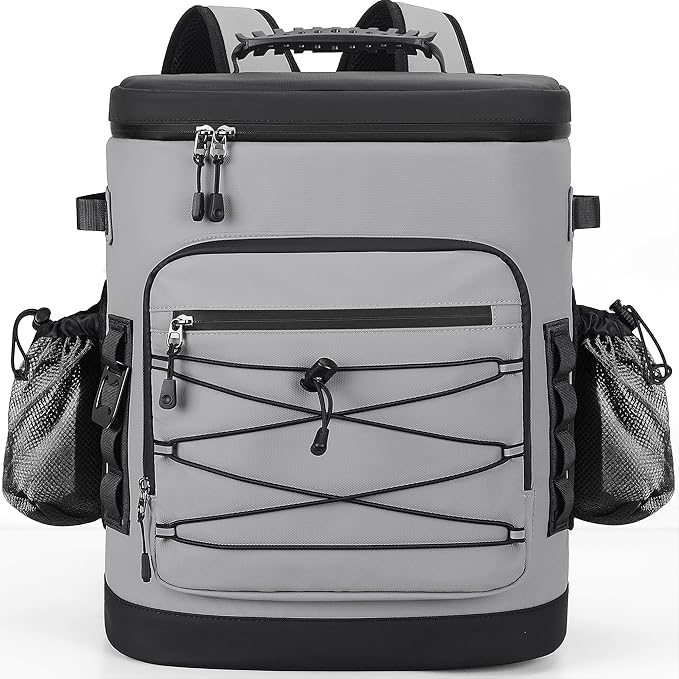 Large 52cans Cooler Backpack, Insulated, Waterproof, Leak Proof, 30L Large Capacity