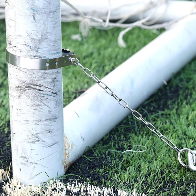 Hotop 6 Sets Ground Anchor Kit Recreation Swing Set Anchors Trampoline Stakes Tie Down Accessories for Outdoor Supplies