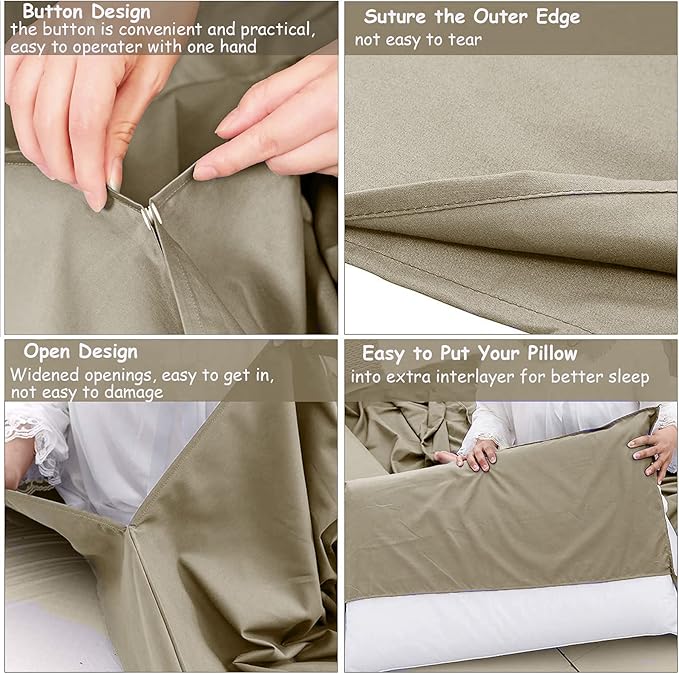 Sleeping Bag Liner, Lightweight Portable, Soft Travel and Camping Sheet, with Compact and Carry Bag, for Travel, Hotel