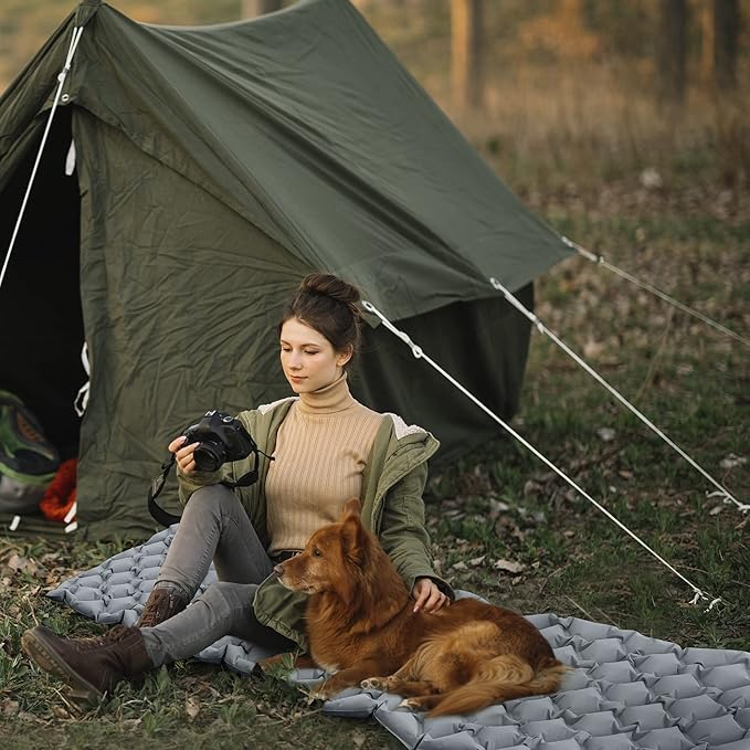 Ultralight Sleeping Pad for Camping - Lightweight Sleeping Mat for Backpacking - Inflatable, & Compact Air Mattress
