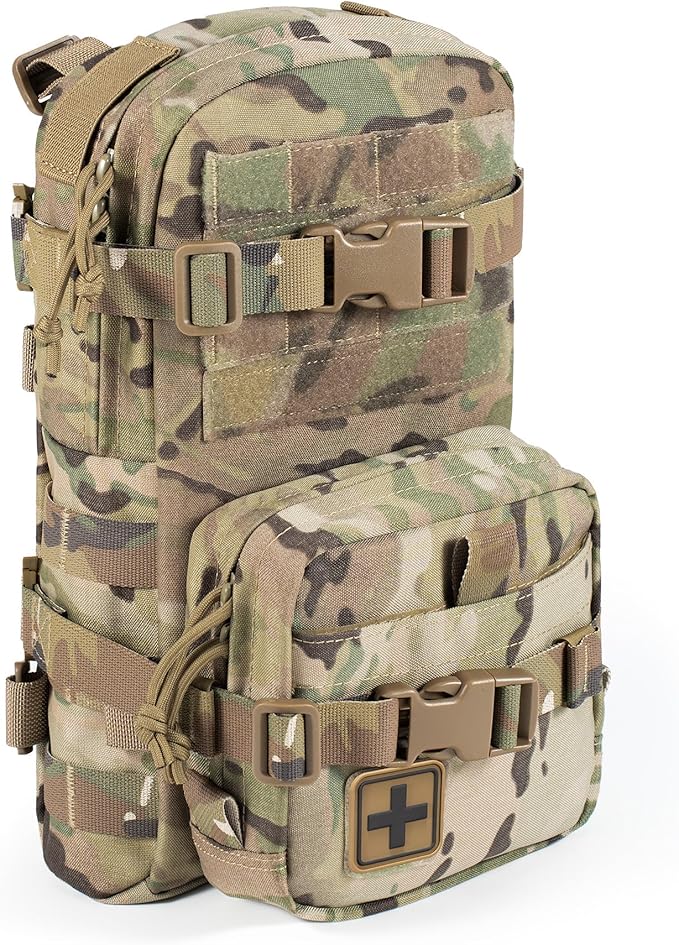 Tactical Small MOLLE Hydration Pack Outdoor Water Bladder Carrier Pack for Vest Backpack