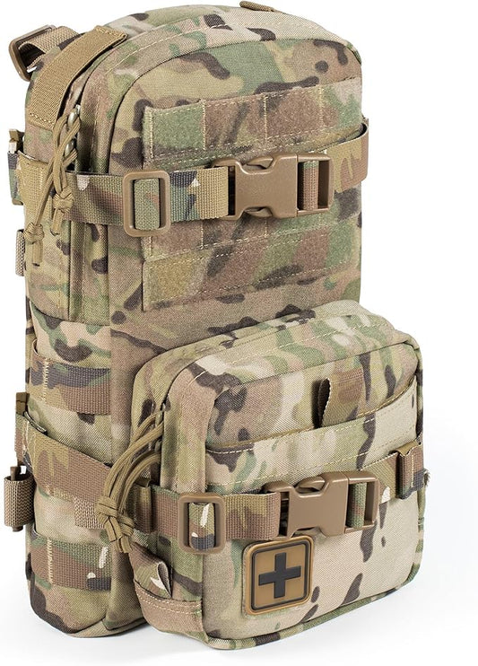 Tactical Small MOLLE Hydration Pack Outdoor Water Bladder Carrier Pack for Vest Backpack