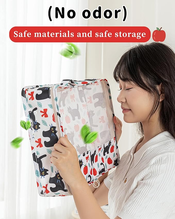 Packing Cubes for Travel 7 Set Luggage Organizer Bags for Family Mesh Breathable Travel Packing Organizers Durable Travel Essentials Suitcases Organizer Bags Set (Forest Plants)