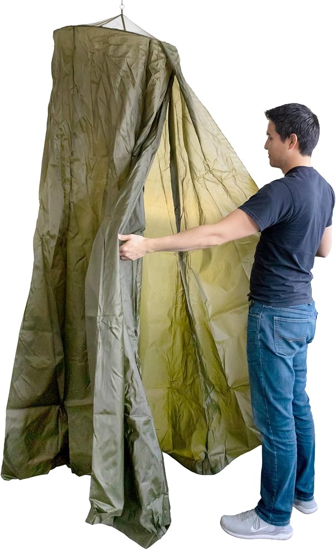 Emergency Zone Eco Gel Sanitation Set with Privacy Shelter | Hygienic Waste Disposal System for Camping, Hiking, Emergency Preparedness