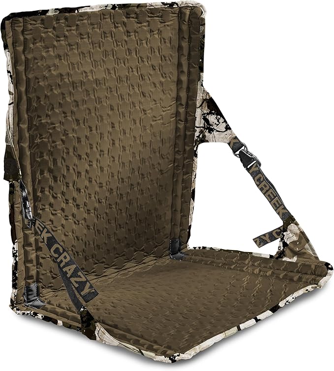 Crazy Creek HEX 2.0 LongBack Chair for Backpacking, Camping and Stadium Use, Extra Width & Back Height for Comfort, 250 LBS Weight Capacity, Adjustable Straps w/Rock Lockster (R) Buckles, Kings Camo