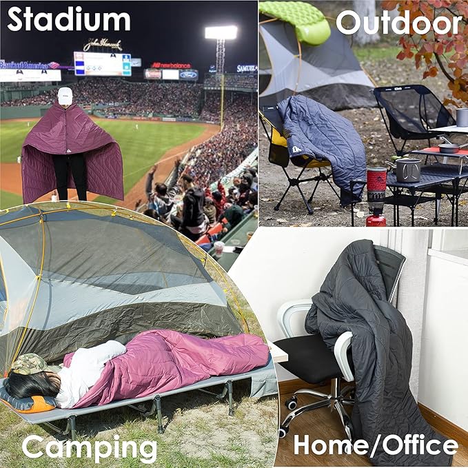 iClimb 3M Thinsulate Insulation Warm Camping Blanket Ultralight Compact