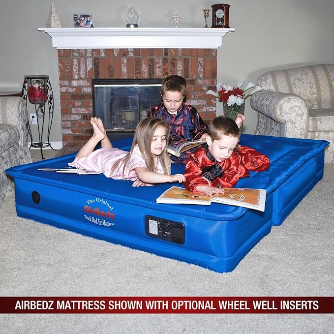 Pittman Outdoors AirBedz Inflatable Wheel Well Side Inserts (for PPI-105 Mattress), Blue