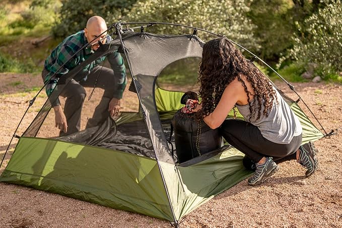 Teton Sports Vista Quick Tent; Dome Camping and Backpacking Tent; Easy Instant Setup; Clip-On Rainfly Included