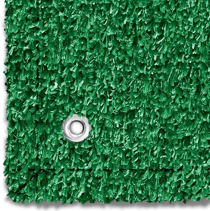 House, Home and More Outdoor Turf Rug - Green - 12 Feet X 12 Feet
