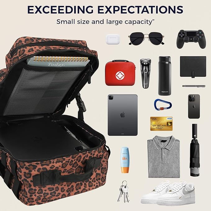 9L Mini Tactical Backpack for Men Women,Small Military Tactical Backpack for Sport,Gym,Hiking,Travel,Camping(Leopard)