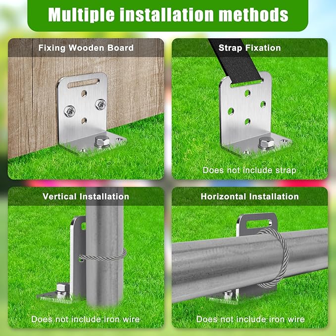 2/4 Pack 18" 30" Ground Anchors Screw in Mobile Home Anchors Kits 2.8" Wide Tapered Spiral Trampoline Earth Anchor Set with L Bracket Swing Set Anchor for Playset, Tent, Shed, Fence, Swingset
