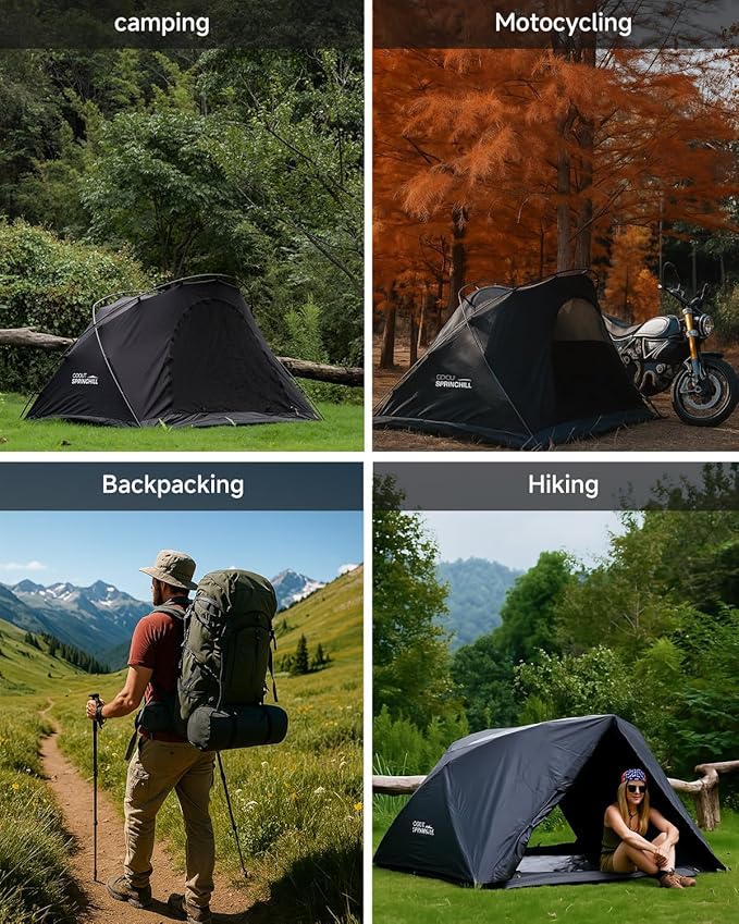Backpacking Tent for 1 Person 2 Person Lightweight Camping Tent