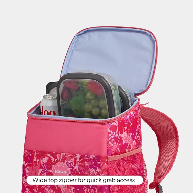 Igloo Print Essentials Insulated Backpack Cooler | 18 Can Capacity