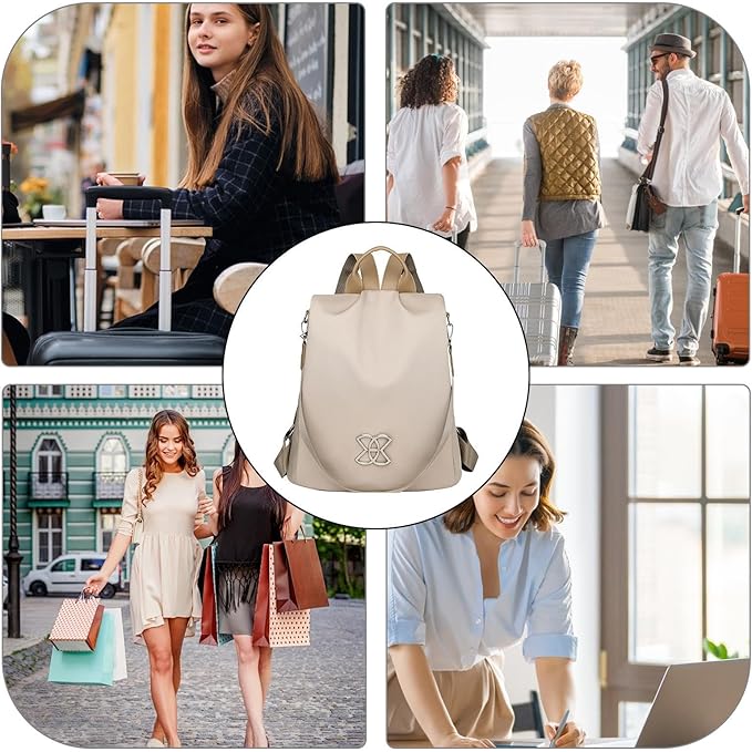 Anti Theft Backpack | Large Capacity Backpack | Stylish Crossboody Bag | Waterproof Portable Travel Bag | Lightweight Backpacks Bishe Bags For Business And Leisure Occasions