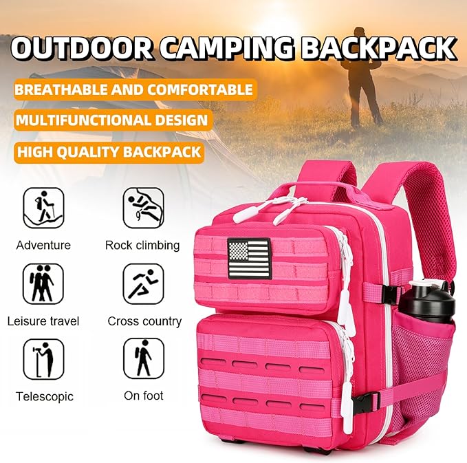 9L Mini Tactical Backpack for Men and Women Tactical Backpack Small for Hiking Small Tactical Bag Fitness Pack