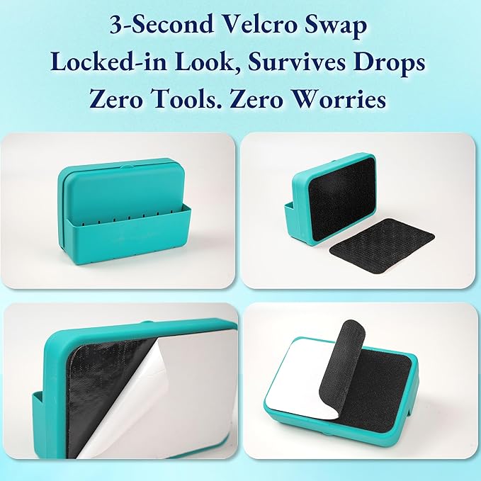 Cooler Accessories for Coleman YETI Coolers, Magnetic Storage Box,8.4 x 2.9 x 5.7 inch Organizer for Sunglasses, Scissors,Small Gadgets, Blue