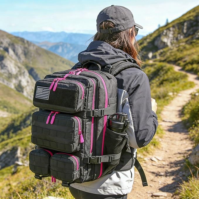 55L Tactical Backpack Heavy Duty Military Rucksack Molle Backpack 3 Day Assault Pack for Work Outdoors