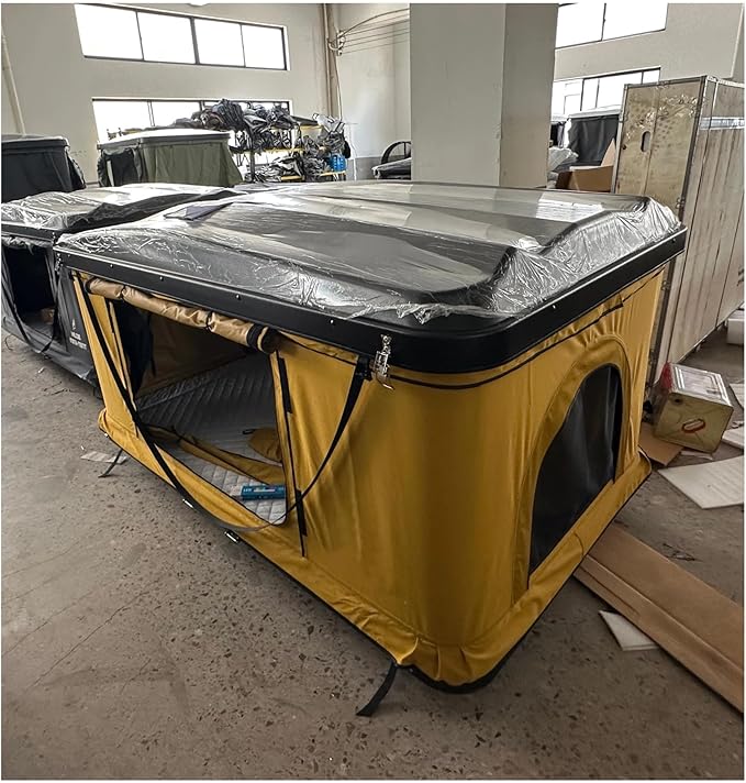 Camping Aluminum Rooftop Tent Car Hard Shell Roof Top Tent for Outdoor Camping Hiking Top Roof Car Tent 4 People