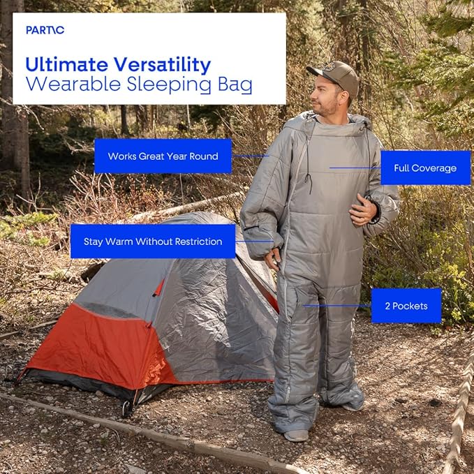 Wearable Outdoor Camping Sleeping Bag - Selk Bag, Stadium Sack - Wearable Sleeping Bag by Todays Good
